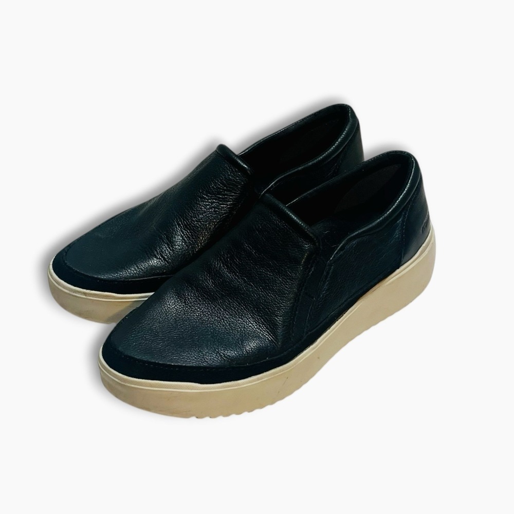 VIONIC Women's Kearny Black Platform‎ Sneakers US 8.5 9 EU 39 Loafers Leather